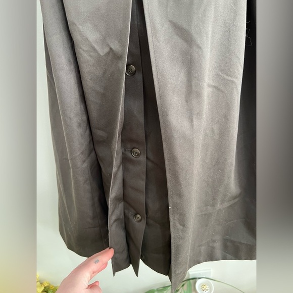 90s vintage Pierre Cardin Burberry Trench Coat - Picture 5 of 11